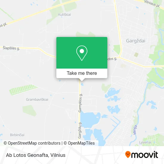 Карта Ab Lotos Geonafta