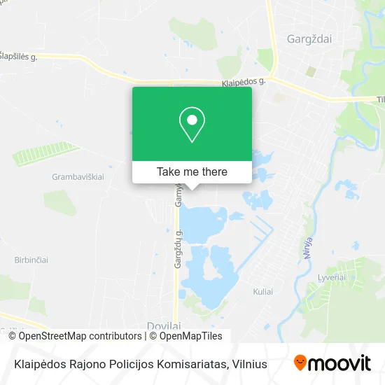 Карта Klaipėdos Rajono Policijos Komisariatas