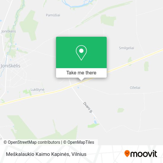 Карта Meškalaukio Kaimo Kapinės