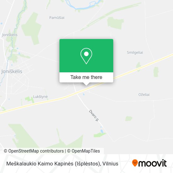 Карта Meškalaukio Kaimo Kapinės (Išplėstos)