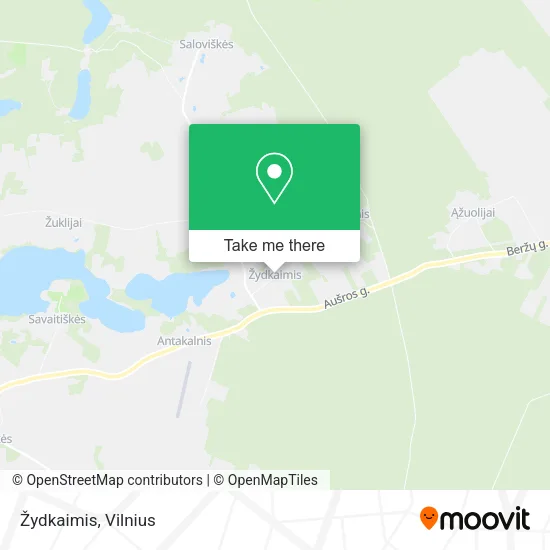 Карта Žydkaimis