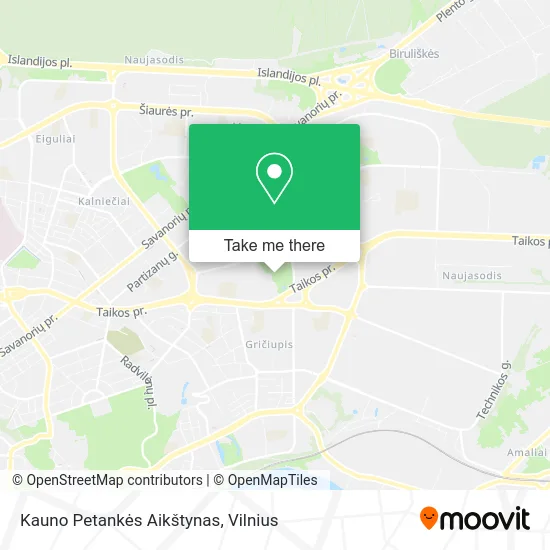 Карта Kauno Petankės Aikštynas