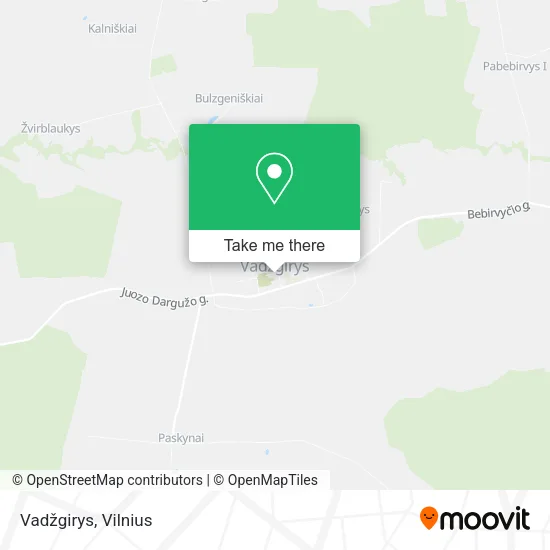Карта Vadžgirys