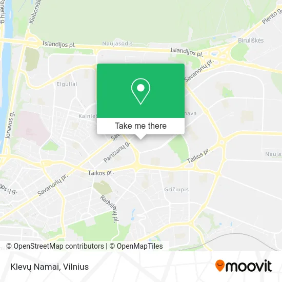 Карта Klevų Namai