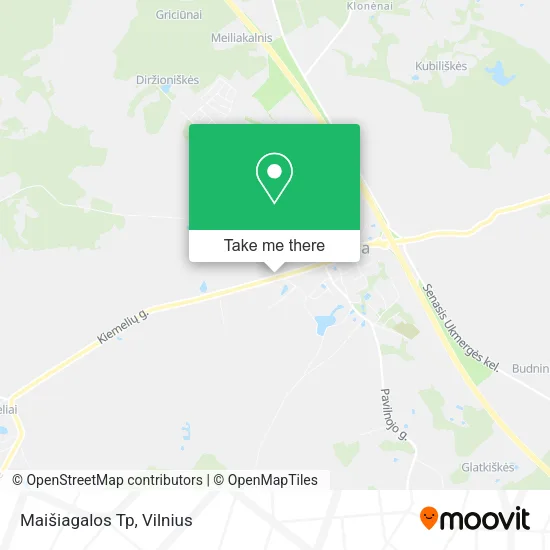 Карта Maišiagalos Tp