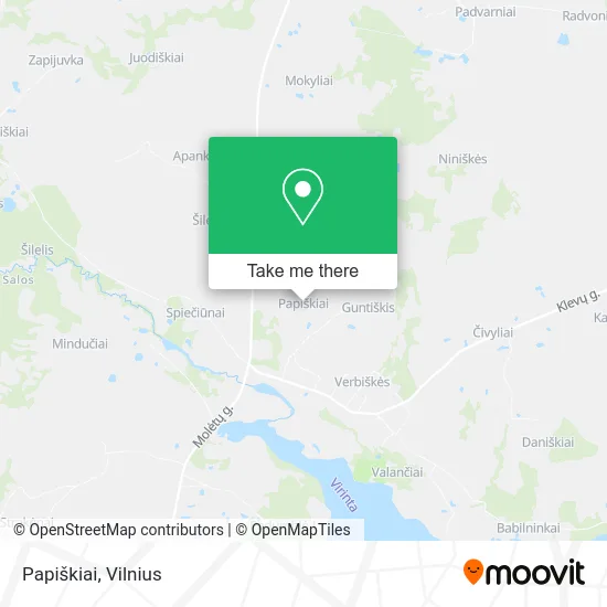 Карта Papiškiai