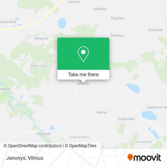Карта Janonys