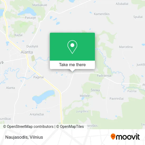 Карта Naujasodis