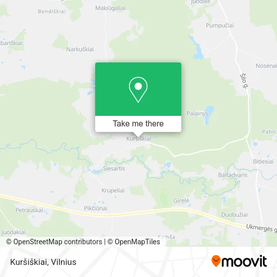 Карта Kuršiškiai