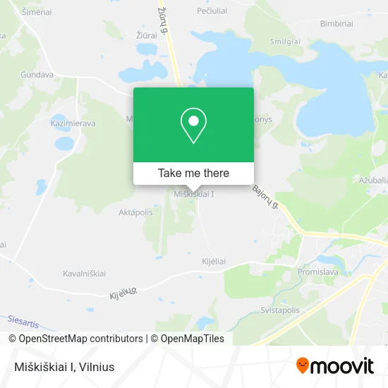 Карта Miškiškiai I