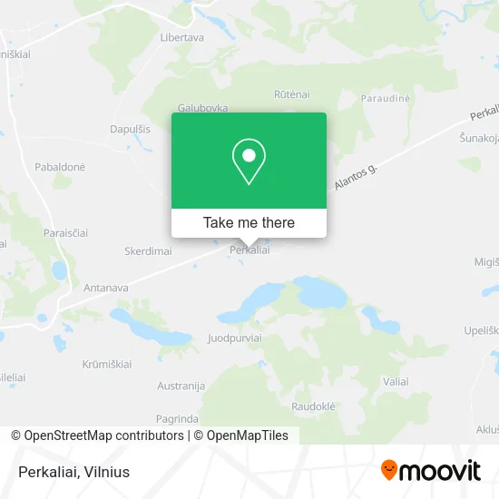 Карта Perkaliai