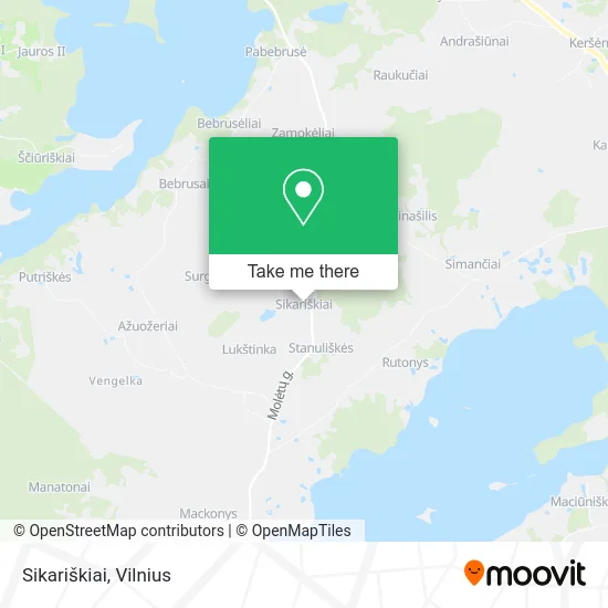 Карта Sikariškiai