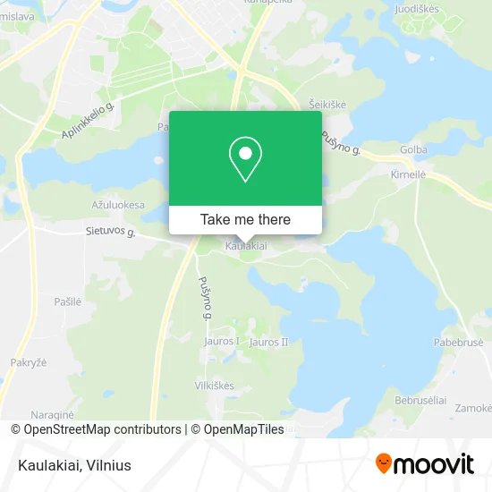 Карта Kaulakiai