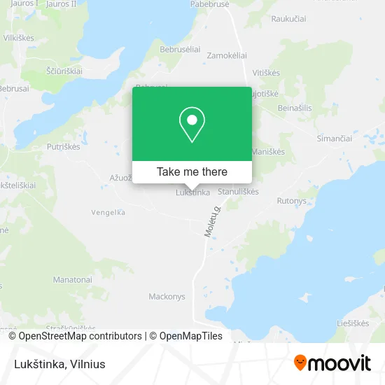 Карта Lukštinka