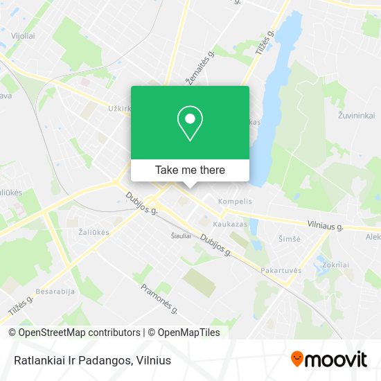 Карта Ratlankiai Ir Padangos