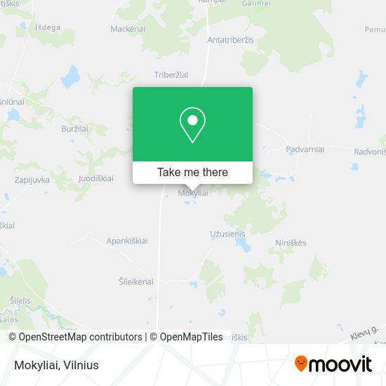 Карта Mokyliai