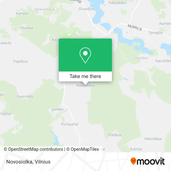 Карта Novosiolka