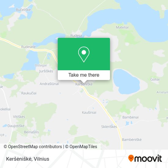 Карта Keršėniškė