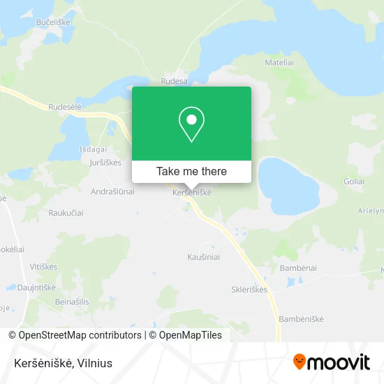 Карта Keršėniškė