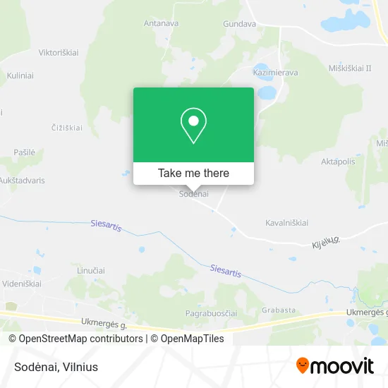 Карта Sodėnai