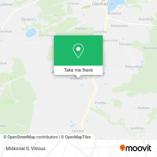 Карта Miškiniai II