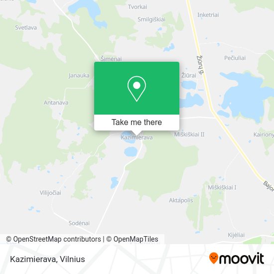 Карта Kazimierava