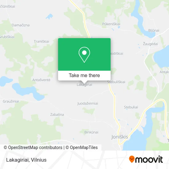 Карта Lakagiriai