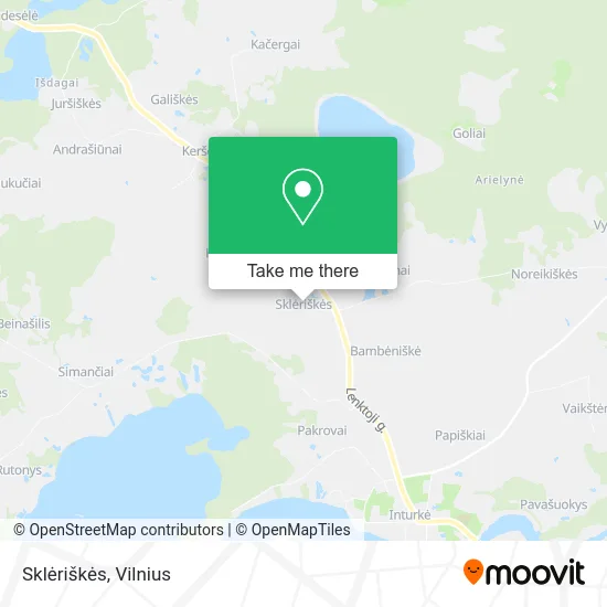 Карта Sklėriškės