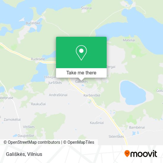 Карта Gališkės
