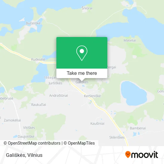 Карта Gališkės