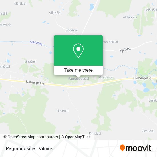 Карта Pagrabuosčiai