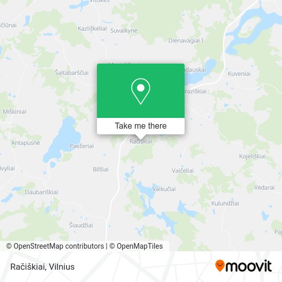 Карта Račiškiai