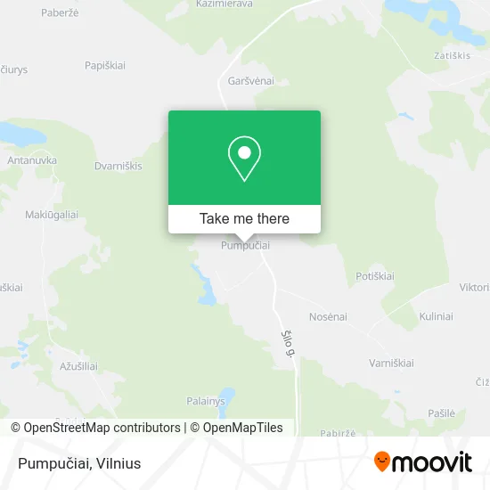 Карта Pumpučiai