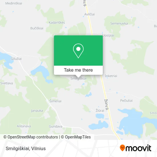 Карта Smilgiškiai