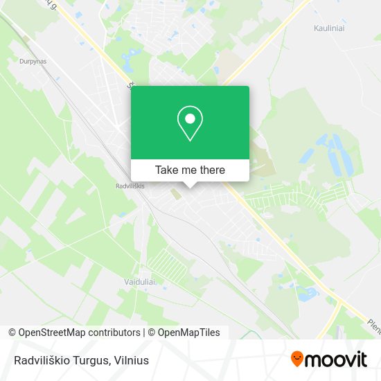 Карта Radviliškio Turgus