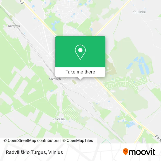 Карта Radviliškio Turgus