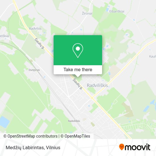 Карта Medžių Labirintas
