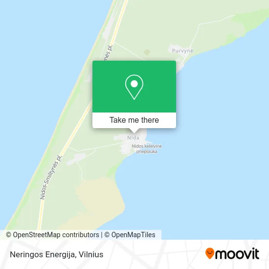 Карта Neringos Energija