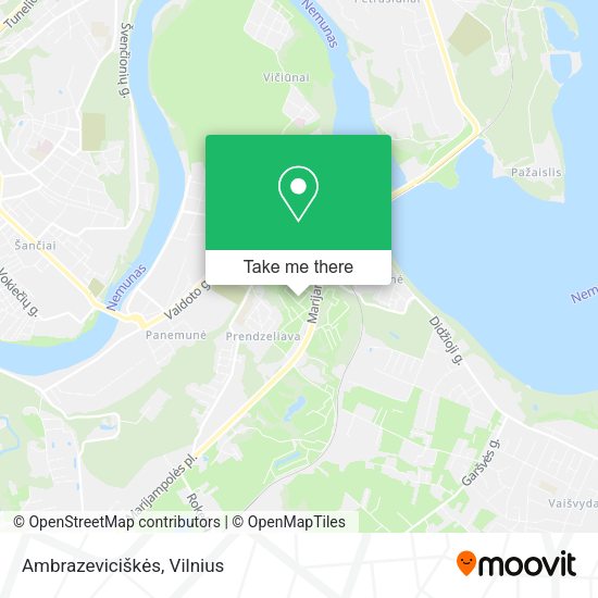 Карта Ambrazeviciškės