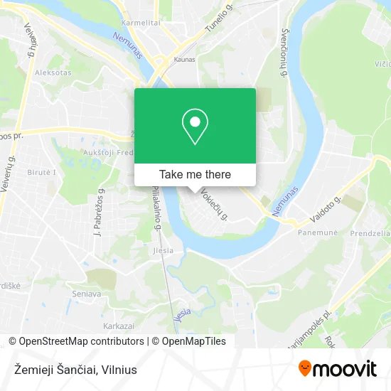 Žemieji Šančiai map