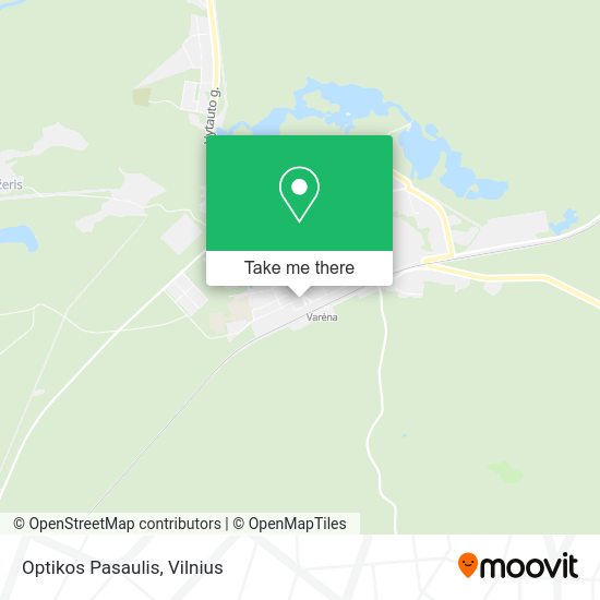 Карта Optikos Pasaulis