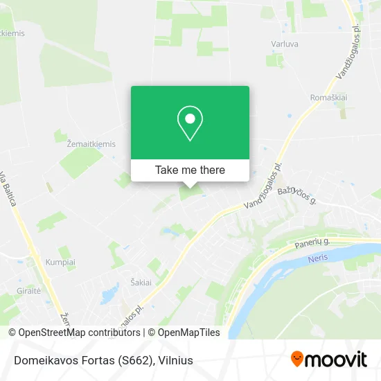 Карта Domeikavos Fortas (S662)