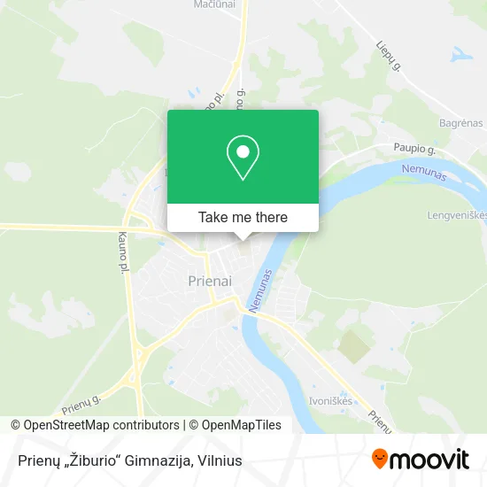 Prienų „Žiburio“ Gimnazija map