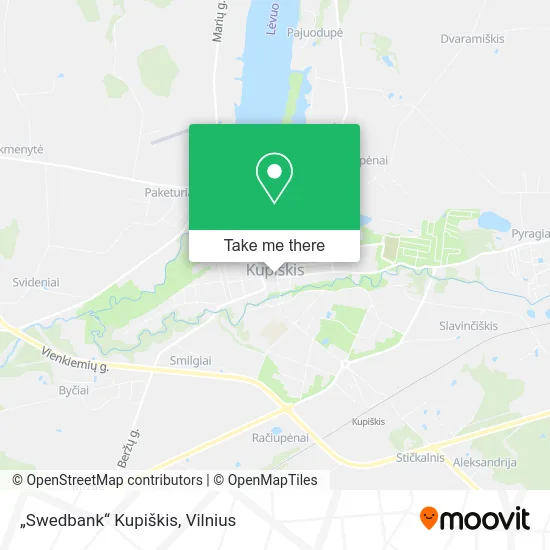 Карта „Swedbank“ Kupiškis