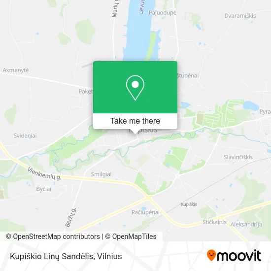 Карта Kupiškio Linų Sandėlis