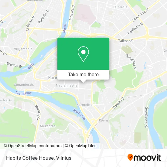 Карта Habits Coffee House