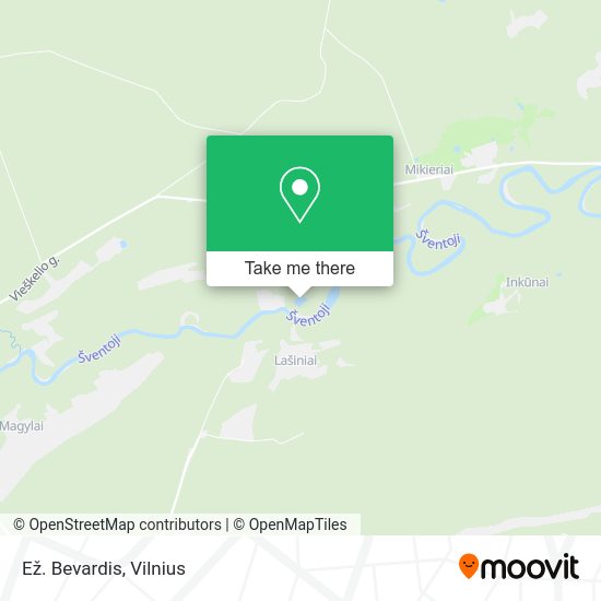 Карта Ež. Bevardis