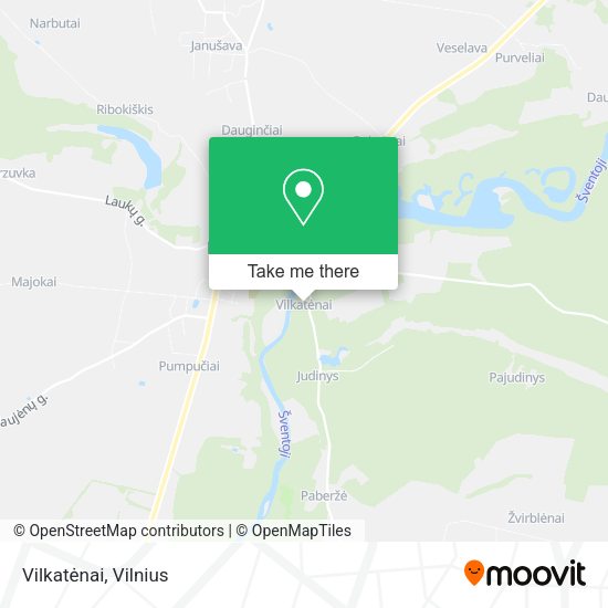 Карта Vilkatėnai
