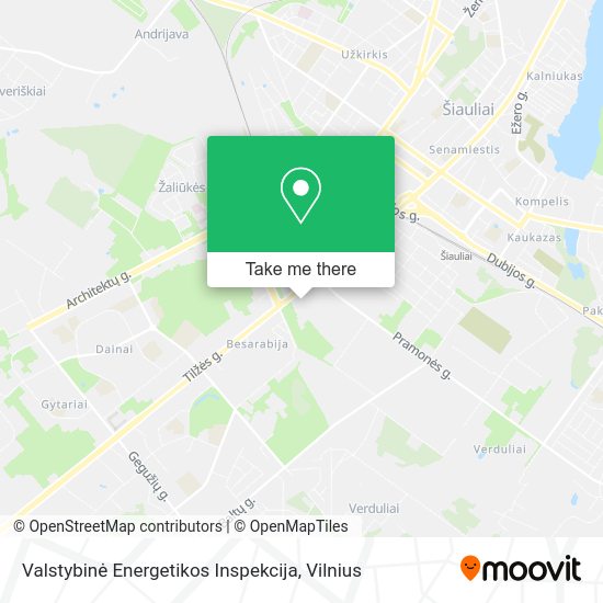 Карта Valstybinė Energetikos Inspekcija