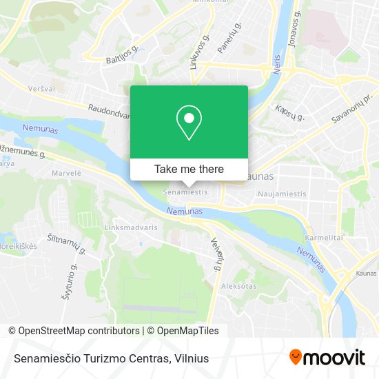 Карта Senamiesčio Turizmo Centras
